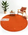carpetfine Wollteppich Gabbeh Uni, rund, Höhe: 15 mm, reine Wolle handgewebt, Gabbeh Tiermotiv warmes Raumklima viele Größen