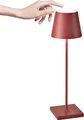 Zafferano Tischlampe rot 11,1x38cm POLDINA