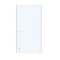 DONAU DONAU 100er Pack Trennstreifen/Farbe: Weiß / 1/3 A4 aus 190 g/m² Recycling-Karton/ 4-fach Lochung/ 23,5 x 10,5 cm/Gelocht/Trennblätter Ordner Register Trennlaschen/Made in EU