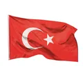 PHENO FLAGS Flagge Türkei Flagge 90 x 150 cm Türkische Fahne Bayrak Türkiye Bayragi (Hissflagge für Fahnenmast), Inkl. 2 Messing Ösen