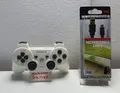 1 original Sony PS3 Dualshock 3 wireless Controller Weiß  m. Vibration C5949
