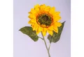 Kunstblume Künstliche Sonnenblume, gelb - orange, Ø 13cm, 63cm - Deko Blumen Sonnenblume, artplants, Höhe 65.0 cm