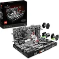 LEGO 75329 Star Wars Death Star Trench Run Diorama Set, baubares Modell für Erwa