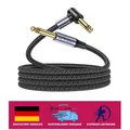 MOAWAG 3M Gitarrenkabel - Geflochten, 90 Grad Stecker für klangvolle Musik