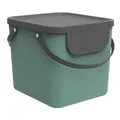 Rotho Müllsystem "Albula", Klappdeckel, 40 l, Kunststoff - gruen
