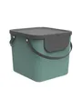 rotho Albula - recycling bin - 40 L - plastic - mistletoe green