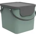 Rotho Mülltrennungssystem Albula 40 L Misteltoe Green Recyclingbehälter Müll- & Abfalleimer