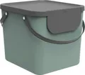Rotho Mülltrennungssystem Albula 40 L misteltoe green Recyclingbehälter  Müll- &