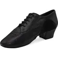 Rummos Damen Trainerschuhe R377 061-024 - Material: Leder/Nubuck Schwarz Diva - Absatz: 45 Cuban - Größe: EUR 37 - 37