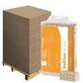 Wepa Satino Smart weiß 24x23 cm, Palette Papierhandtücher Palette mit 32 x 4000 Blatt (ZZ)/ V-Falzung, 2-lagig, Beutel 278720