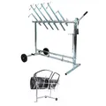 Lackierständer Drehlackierständer verzinkt Lackierbock Halter Mit 6-Armen 200 cm