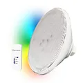 Zavattishop Seamaid 502679 Pool Lampe Ecoproof PAR 56 90 led RGB mit Funkfernbedienung, 16W