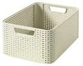 Curver 03615-885-00 Aufbewahrungsbox Style M, 18 L, Creme
