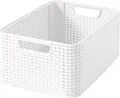 CURVER Aufbewahrungsbox Style, M weiß/creme 38,6 x 28,7 x 17 cm