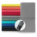 Blumtal Sporthandtuch, Grau, Textil, Rechteckig, 120x60 cm, Reach, Badtextilien, Handtücher