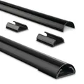 Hama halbrund Alu Kabelkanal 110 cm schwarz 00220990