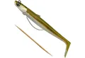 Savage Gear Kunstköder Savage Gear Sandeel V2 weedless - 2 Gummifische + 1 Jigkopf