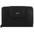 Braun Büffel Golf Secure Geldbörse RFID Leder 14 cm  schwarz