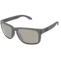 Oakley OO9417 HOLBROOK XL Herren-Sonnenbrille Vollrand Quadratisch Kunststoff-Gestell, silber