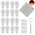 Brillen Reparatur Set,8 Paar Luftkammer Nasenpads Silikon, Rutschfeste Brille