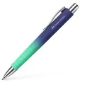 Faber-Castell Kugelschreiber Poly Ball Urban, XB, Buzzing Blue, Gehäuse dunkelblau/grün, Schreibfarbe blau