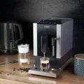 CASO Café Crema One - ETM, Design Kaffeevollautomat, innovatives Heizsystem, extra leises Edelstahl-Kegelmahlwerk, 1,2 l, 1350W - Schwarz/Silber