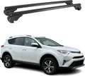 Dachträger für Toyota RAV4 2016-2018 Gepäckträger Grundträger Alu Schwarz 2x