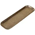 Marrakesch Orient & Mediterran Interior Dekotablett Orientalisches Dekotablett Serviertablett Jabar Gold 58cm (1 St), Handarbeit goldfarben Ø 58 cm