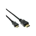 Inline Mini HDMI auf HDMI Kabel High Speed 2m - black (17462P)