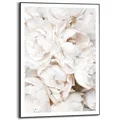 Bild WHITE ROSES BHT 50x70x1.60 cm bunt Kunstdruck Gemälde Wandbild