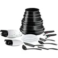Tefal Ingenio L15994, Gemischtes Set, Schwarz, Aluminium, Titan, Schwarz, Kunststoff - Schwarz