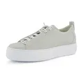 Paul Green Damen Low-Top Sneaker - Turnschuhe mit Komfort-Eva-Sohle - Damenschuhe - Alltag & Büro Sneaker Damen - Grau 36x