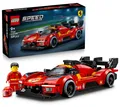 LEGO Speed Champions Ferrari 499P - Rennwagen Spielzeug - MINT Modellbau mit Fahrer Minifigur zum Sammeln - Motorsport Geschenk für Jungen ab 9 Jahren und Fans - 77261
