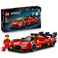 LEGO Speed Champions Ferrari 499P Race Car Toy - STEM Model Kit w/Collectible Dr