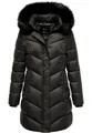 REPUBLIX Winterjacke ANAYA Damen Gefütterte Dicke Glanz Winter Jacke Mantel Parka mit Kapuze