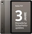 Nokia T21 Android 12 LTE Tablet mit 10.36" Bildschirm, 4/64GB Speicher, IP52 Zertifizierung, 18W Fast Charging, 3 Tage Batterie Laufzeit und 3 Jahre monatliche Sicherheitsupdates – Grau