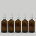 Glasflaschen mit Zerstäuber Set 5x100ml