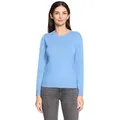 Betty Barclay Strickpullover Damen mit Rundhalsausschnitt (1-tlg) blau 36 EU