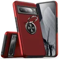 Hülle für Google Pixel 8 Pro Handyhülle mit Eingebetteter 360° Grad Ring Magn...