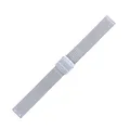 Skagen Uhrenarmband 14mm Edelstahl Silber Milanaise - 358SSSD