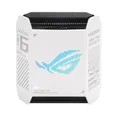 Asus ROG Rapture GT6 WLAN-Router, Tri-Band, WiFi 6, Mesh WiFi System, deckt bis zu 270 qm ab, 2,5 G Port, dreifache Spielbeschleunigung, ASUS RangeBoost Plus, 5,9 GHz, 1er Pack, weiß