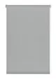 Deco Company Klemmrollo, Blickdicht, Lichtdurchlässig, Lichtschutz, Blendschutz, Rollo für Fenster ohne Bohren, Polyester, Hellgrau, 100 x 150 cm