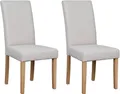 byLIVING Esszimmerstuhl Elias (Set, 2 St), mit Massivholz - Gestell und gemütlicher Schaumstoffpolsterung