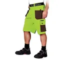 LEBER & HOLLMANN Arbeitsshorts KURZE Arbeitshose Sicherheitshose Schutzhose Hose NEU Farbwahl grün S