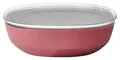 Mepal Servierschüssel SILUETA, MAUVE, B 30 cm, T 30 cm, mit Deckel, Polypropylen, (1-tlg), 4000 ml Fassungsvermögen