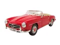 Maisto® Modellauto Mercedes 190 SL Cabrio (W121 BII) 1955 rot, Maßstab 1:18