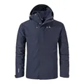 Schöffel Herren 3in1 Jacket Style Okere MNS, wasserdichte, atmungsaktive Outdoorjacke mit herausnehmbarer Fleecejacke, warme 3in1 Jacke mit verstellbarer Kapuze