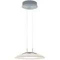 Hell LED-Deckenleuchte Findus Alu, Eisen, Stahl & Metall Silber Nickel matt / Chrom