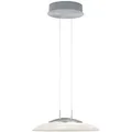 Hell Led-Hängeleuchte, Chrom, Nickel, Metall, Glas, 42.5 cm, höhenverstellbar, Lampen & Leuchten, Innenbeleuchtung, Leuchten nach Räumen, Esstischlampen