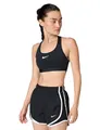 Nike Damen Swoosh SPT T-Shirt, Schwarz/Weiß, L